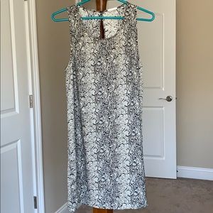 Yaya Snake Print Sleeveless A-line Shift Dress MED